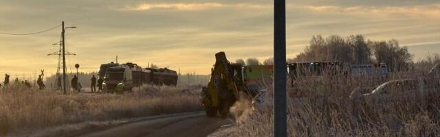 Sakus toimus rongi ja veoauto kokkupõrge, rongiliiklus on häiritud