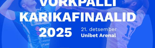 Suur karikafinaalide päev Unibet Arenal toob võrkpallipeo juba 21. detsembril