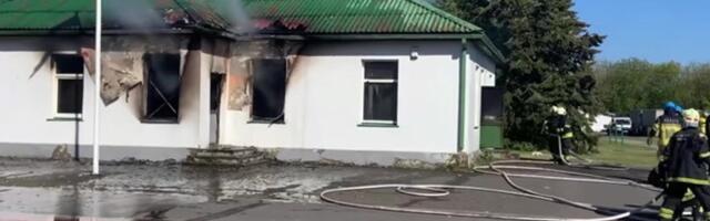 VIDEO | Saaremaal põleb Sõnajalgade ettevõttele kuuluv hoone