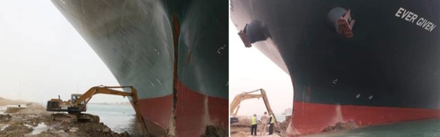 There's a massive ship stuck in the Suez Canal, but at least it's delivering memes