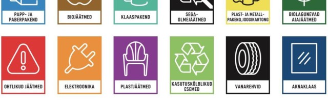 Ühtne jäätmete liigiti kogumise märgistus levib üle Eesti