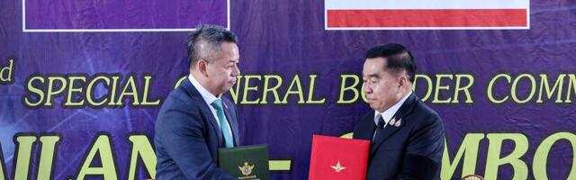 Tai ja Kambodža sõlmisid piirikonflikti peatamiseks uue relvarahu