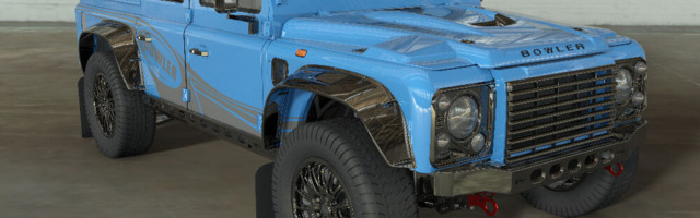 Tulekul 575-hobujõuline "vana Defender"