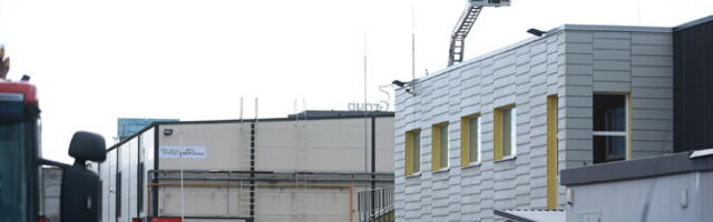 Lasnamäel põles ehituskeemia tehas