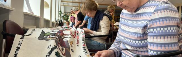 Galerii: haapsallased kukkusid raamatuaasta vaipa tikkima (vaata ka videot!)