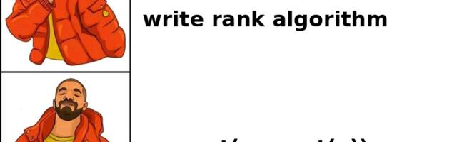 Почему argsort(argsort(x)) возвращает ранги элементов массива