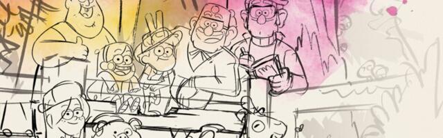 Behold, a Tiny Tease of The ‘Gravity Falls’ Art Book