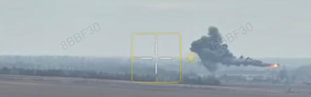 VIDEO: Ukraina droon lasi õhku Vene ründekopteri