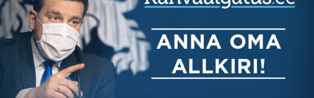 Valitsus plaanib kehtestada maski kandmise kohustust – on aeg anda vastulöök! ANNA ALLKIRI