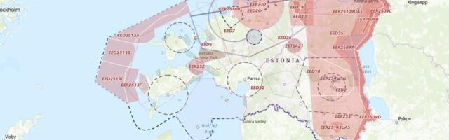 Eesti idaosas kehtestatud ajutist lennukeeluala uuendati ilma avalikkust teavitamata