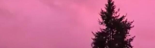 Suurbritanniat kattis kolmapäeval haruldane roosa udu