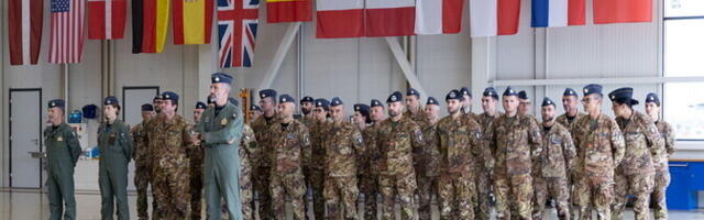 Itaalia õhuväelased võtsid üle Eesti õhuruumi turvamise