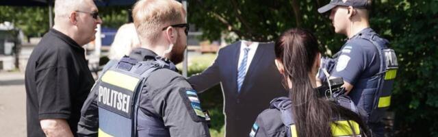 Tallinna kesklinnas rünnati EKRE kampaaniat, sekkuma pidi politsei