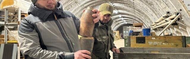 При расширении полигона Нурсипалу были обнаружены 1736 взрывных устройств советского времени