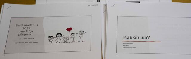 Riigikogus käsitleti olulise tähtsusega riikliku küsimusena sündimuse ja perede tuleviku küsimust