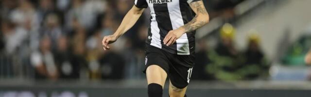 Ovo je trebalo Partizanu: Evrogol Vukotića! Crno-beli vode u Edinburgu (VIDEO)