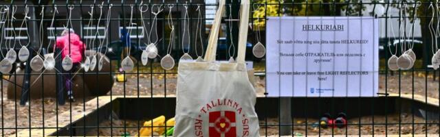 HELKURIABI. 1000 tasuta helkurit ootab kesklinna eri paigus omanikku