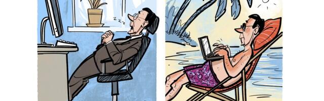 KARIKATUUR | Ärge segage, riigiametnik puhkab!