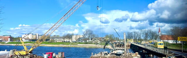 Läti avab esmaspäeval Salacgrīva silla ühe sõiduraja liiklusele