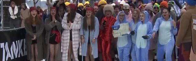 Otepää keskväljakul toimus taas Euroopa saunamaraton