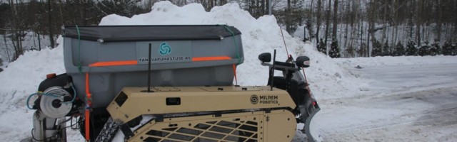 Milrem katsetab automatiseeritud teehooldust ning robotmetsameest