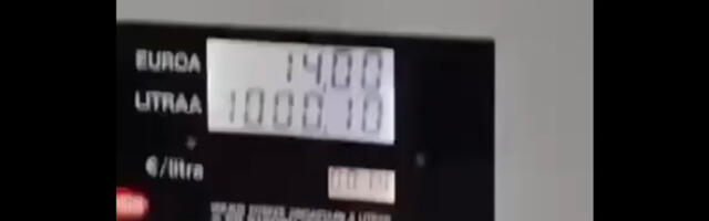 VIDEO: soomlane tankis süsteemi rikke ajal omale TUHAT liitrit bensiini