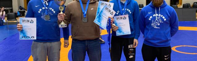 Maadlejad tulid Tallinnast seljatäie medalitega