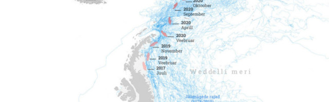 GRAAFIK | Lõuna-Atlandi pingviinisaart ähvardab hiiglaslik jäämägi