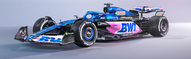 BWT Alpine F1 Team A523 võistlusauto pildid ja video