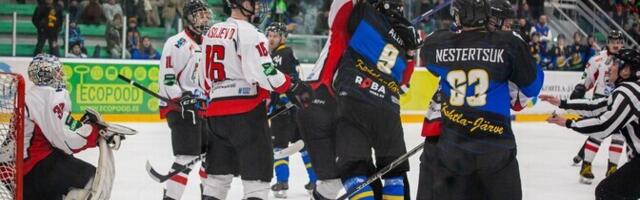 GALERIID | Narva PSK pikendas koduses hokiliigas võiduseeriat