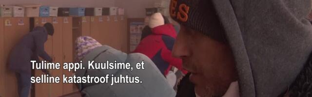 Reporter: Harkivis hakati pommitatud koolimaja korrastama