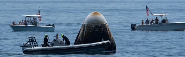 VIDEO | SpaceX-i kapsel Dragon tõi kaks NASA astronauti edukalt Maale tagasi