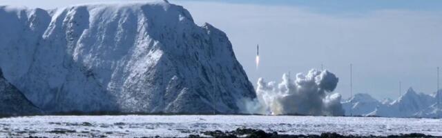 VIDEO: Euroopa esimene kosmoserakett lendas õhku veidi pärast starti Norra kosmodroomilt