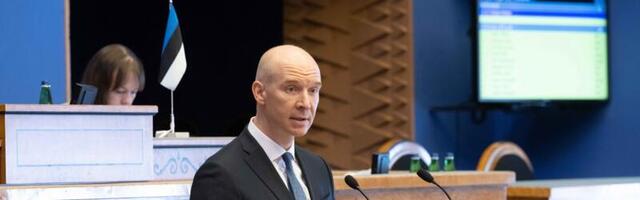 Eesti Panga president Madis Müller rääkis Riigikogus olulisematest suundumustest Eesti majanduses