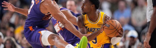 Bronny Jamesi kahvatu mäng pani Lakersi fännid muretsema  