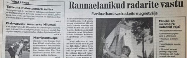 25 AASTAT TAGASI | Rannaelanikud radarite vastu 