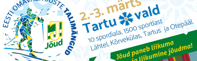 Nädalavahetusel toimuvad 39. Eesti omavalitsuste talimängud Tartu vallas, Tartus ja Otepääl!