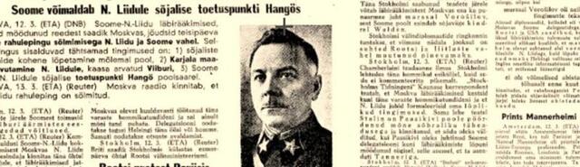 Kõlab tuttavalt? Soome teekond katastroofilise rahulepinguni