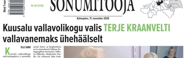 Sõnumitoojas 11. novembril