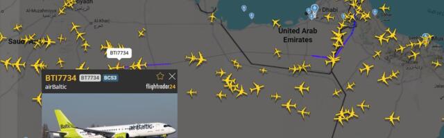 Veel üks lennuk startis täna Dubaist Eesti poole