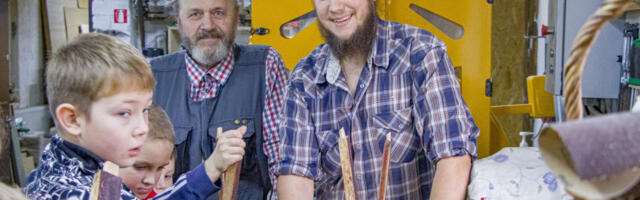 Martna restaureerimiskoda võõrustas koolilapsi