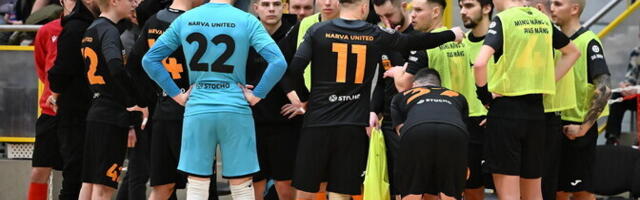 Saalijalgpalli poolfinaale läksid juhtima FC Bunker Partner ja Narva United FC