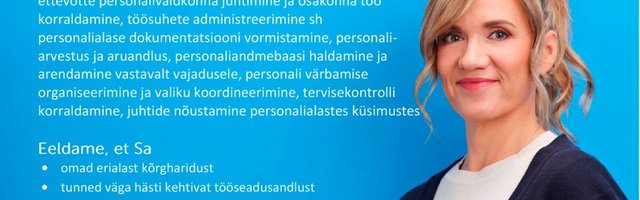 Coop Järva otsib personalijuhti
