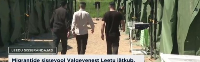 Migrantide sissevool Valgevenest Leetu jätkub