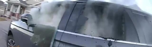 Reporter: Imelised pääsemised! Politseinik päästab suitsevast autost inimese parima sõbra