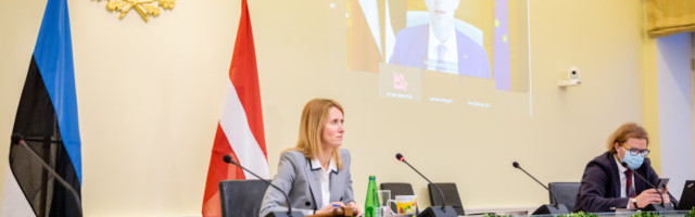 Kallas arutas Läti peaministriga koroonapandeemiaga võitlemist ja taristuprojekte