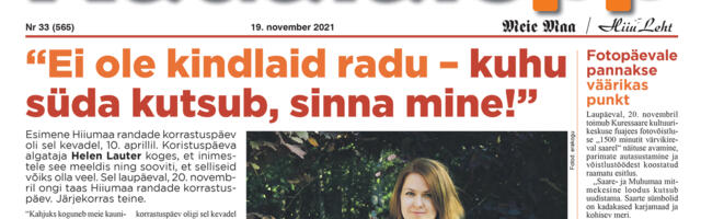 Nädalalõpp 19. november 2021