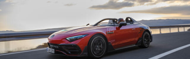 Mercedes SL’i erimudel PureSpeed tuleb vormelist tuttava turvakaarega