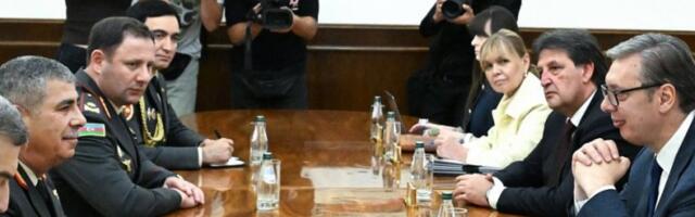 Posebna pažnja posvećena vojno-tehničkoj saradnji! Vučić sa Hasanovim: "Razmenili smo mišljenja i o sve složenijoj bezbednosnoj situaciji u regionu i svetu"