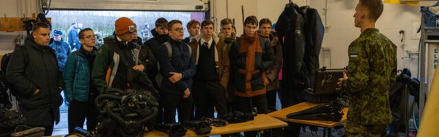 Mereväe Miinisadamat külastas ligi 200 õpilast Eesti eri paigust